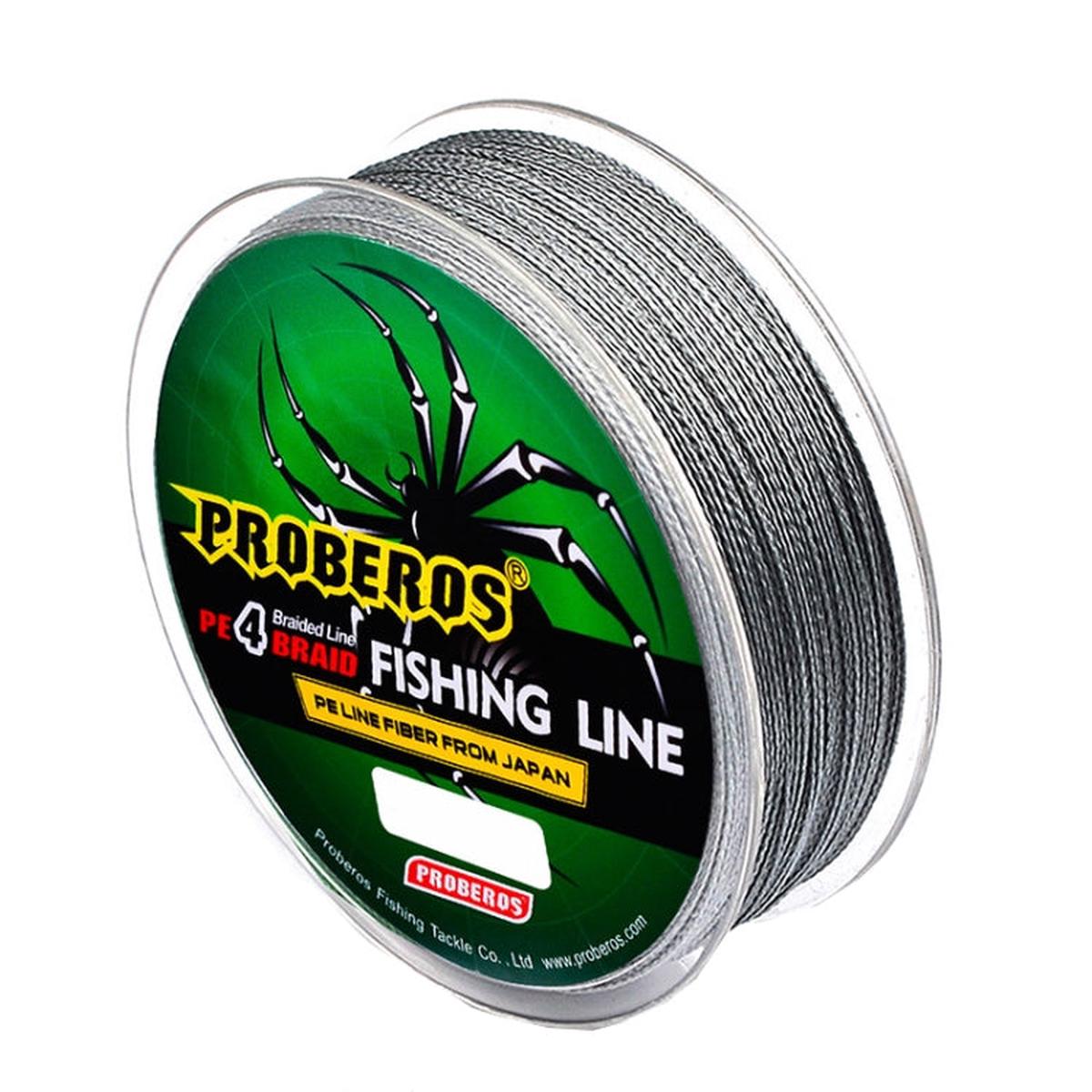 2 PCS PROBEROS 4 Edited 100M Strong Horse Fish Line, Line number: 0.8 / 10LB