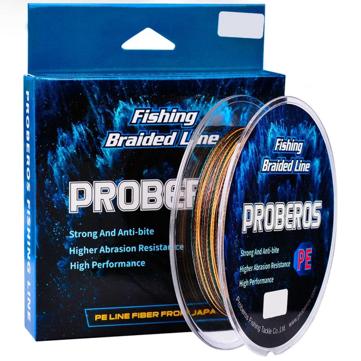 2 PCS PROBEROS 4 Edits 100M Strong Horse Fish Line, Line number: 1.5 / 20LB
