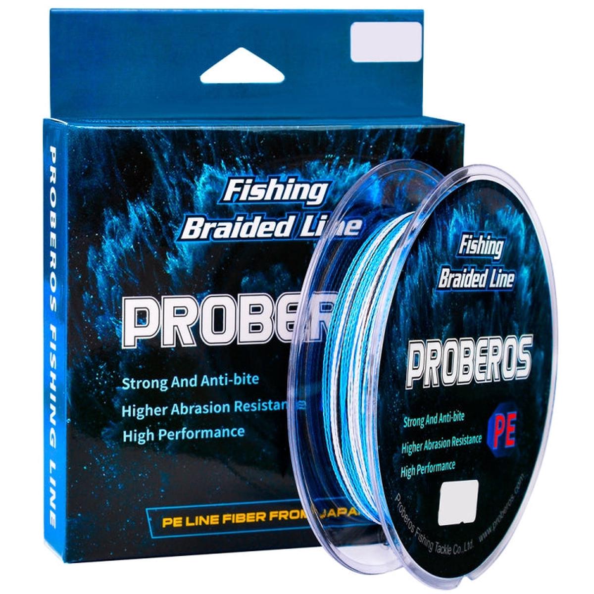 2 PCS PROBEROS 4 Edits 100M Strong Horse Fish Line, Line number: 5.0 / 50LB