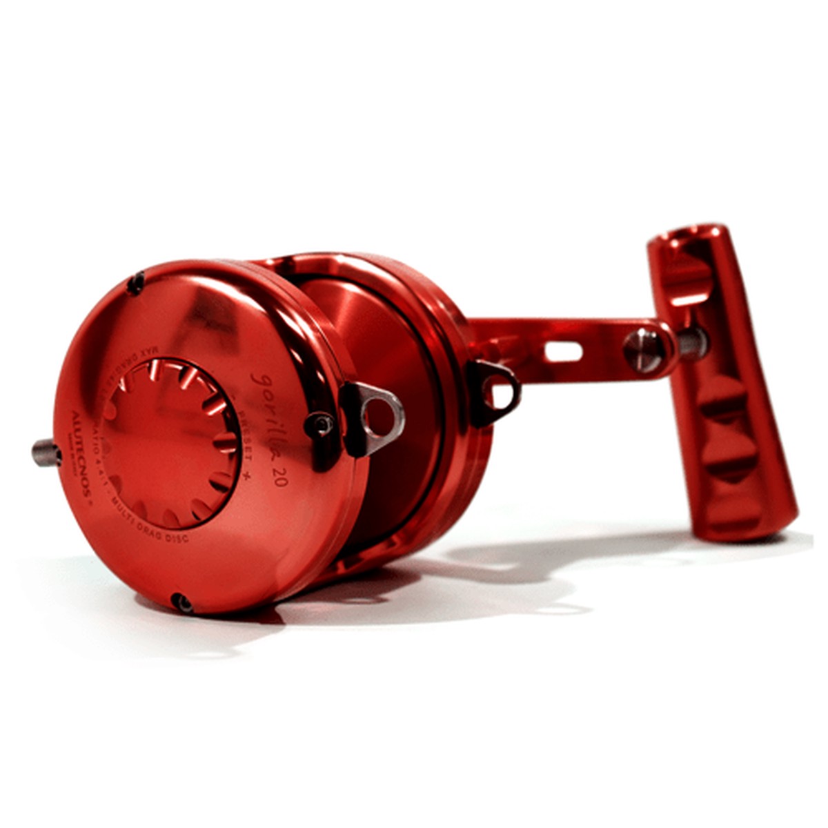 Alutecnos Albacore Gorilla 20 One Speed Reel - Red