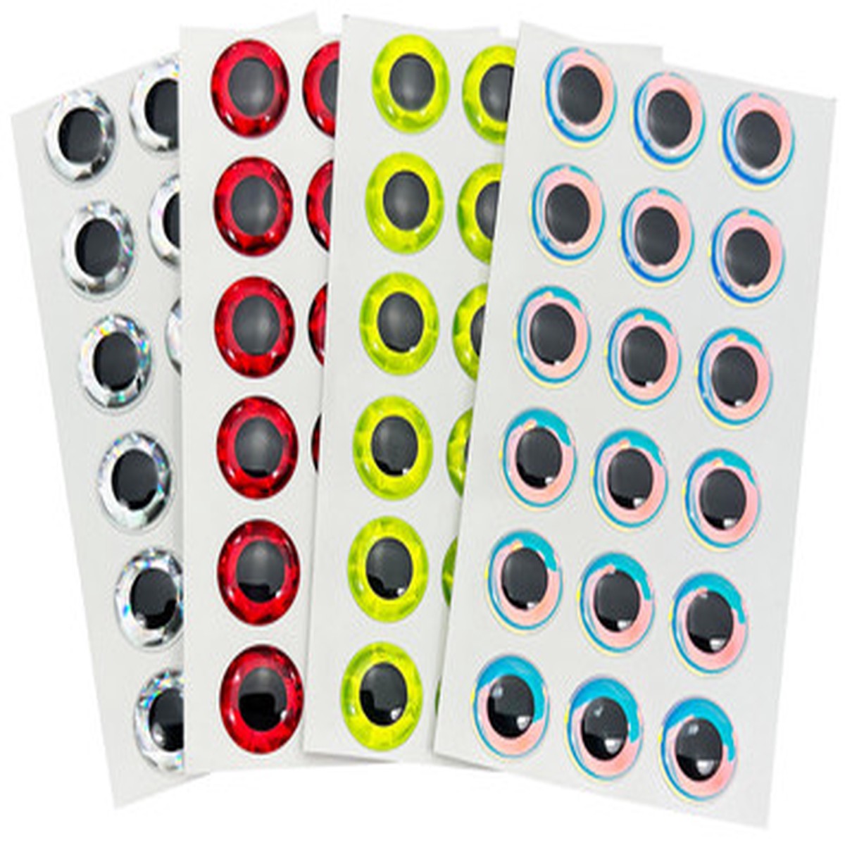 3-D Adhesive Lure Eyes - 5/16"