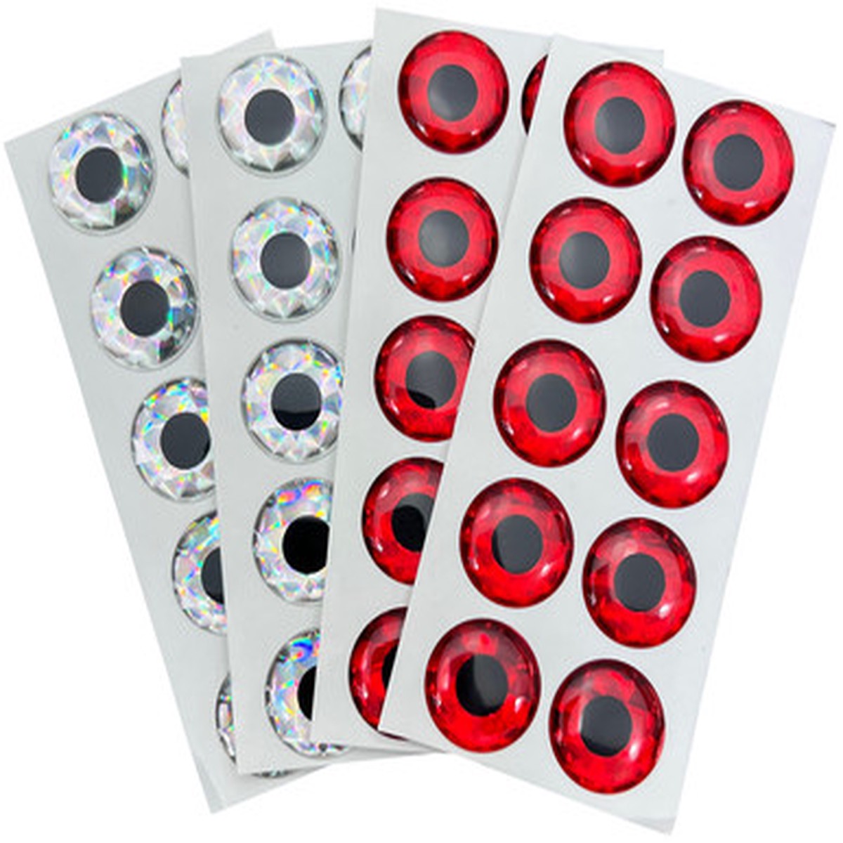 3-D Adhesive Lure Eyes - 9/16"