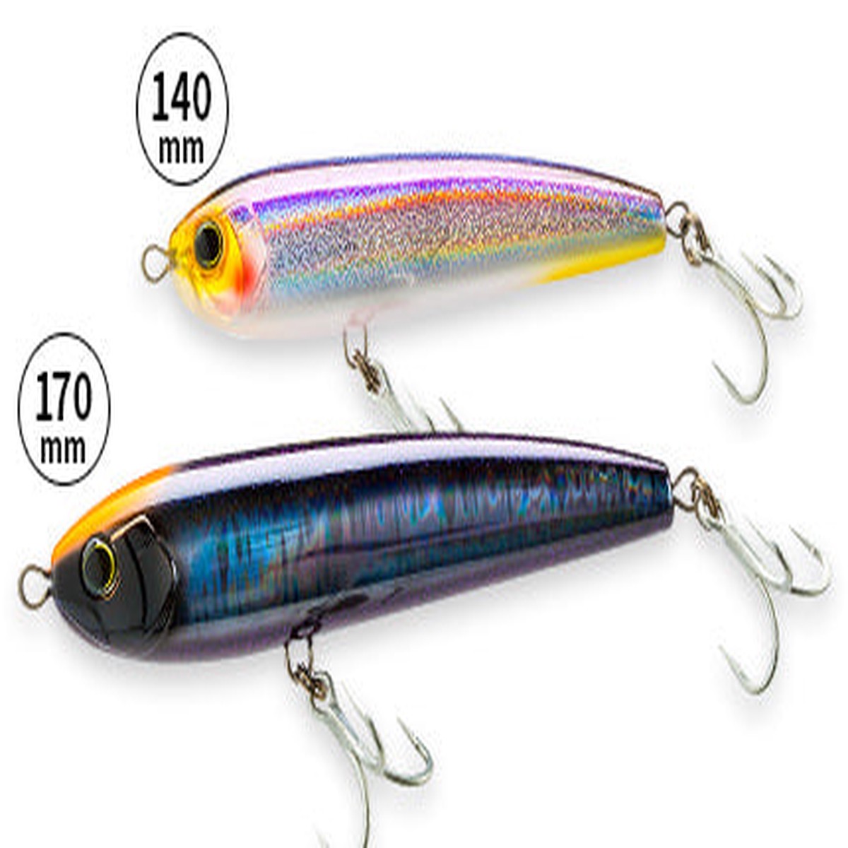 (PRICE w/o GST) - Duel Lure - HARDCORE BULLET DIVE (F) ( F1222 / 140mm) & ( F1223 / 170mm )