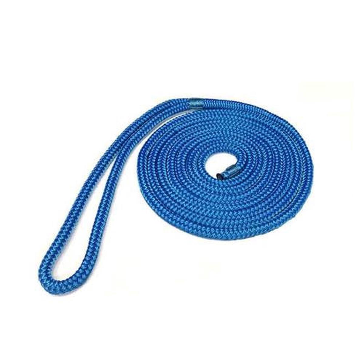 1/2"x20' Double Braid Dock Line Royal Blue Nylon