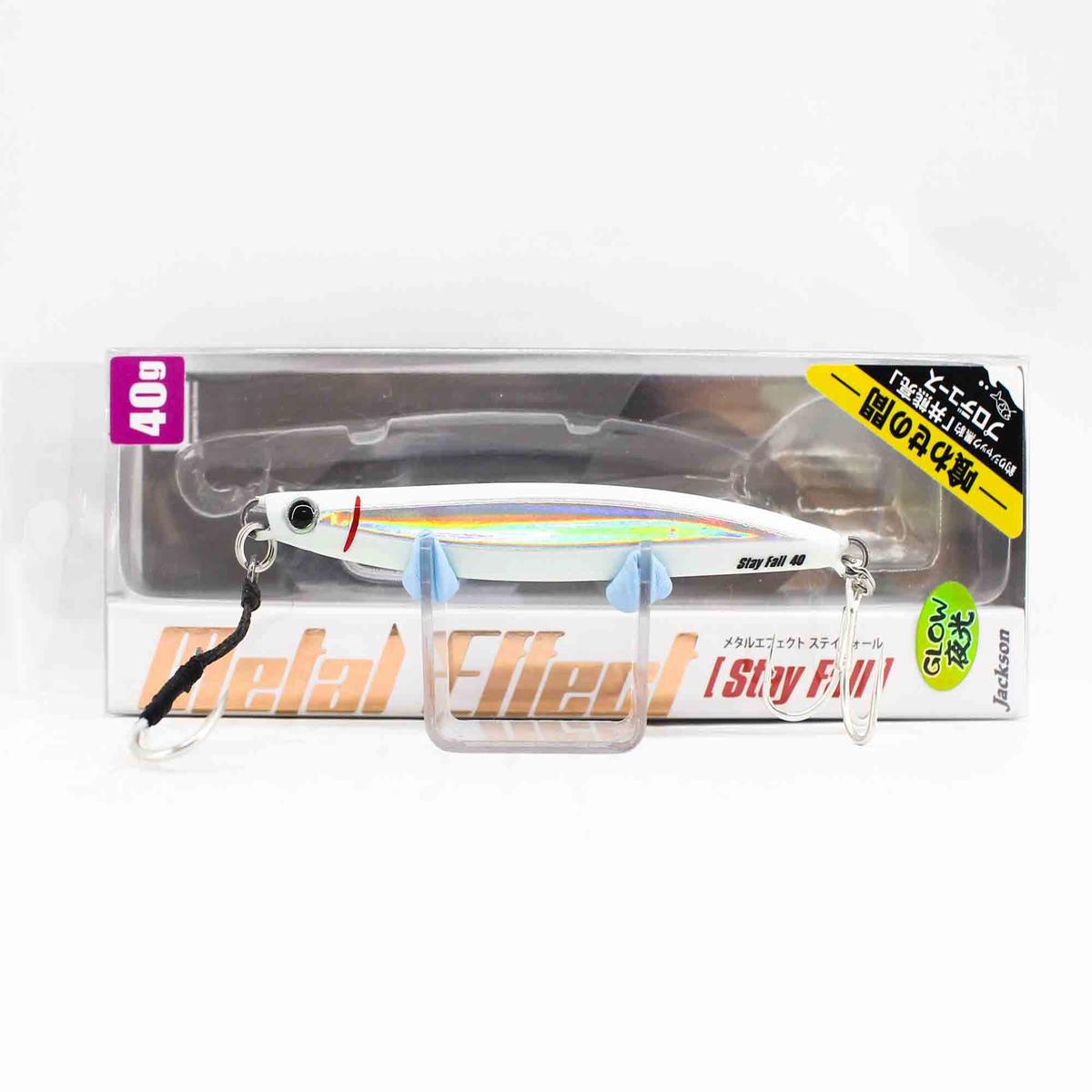 Jackson Metal Jig Metal Effect Stay Fall 40 grams WHK (4374)