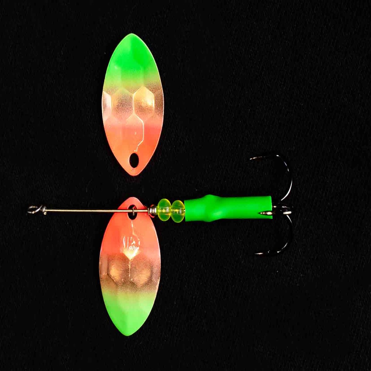#3.5 CA "Copper Mex Flag" Salmon Spinner (Single spinner)